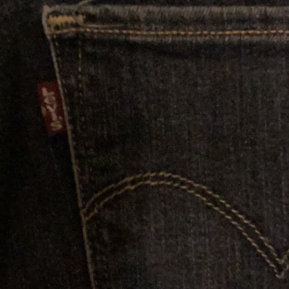 Womens Sliver label Levis Jeans dark denim rInse SKINNY W28 32L - Picture 6 of 10